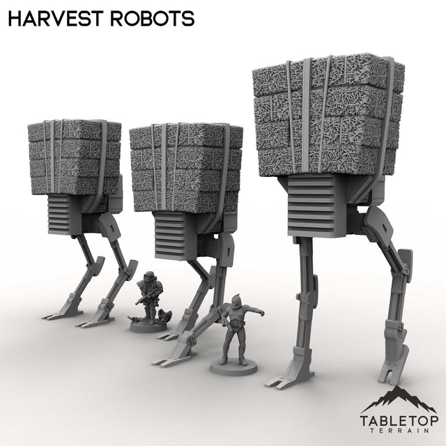 Tabletop Terrain Building Harvest Robots