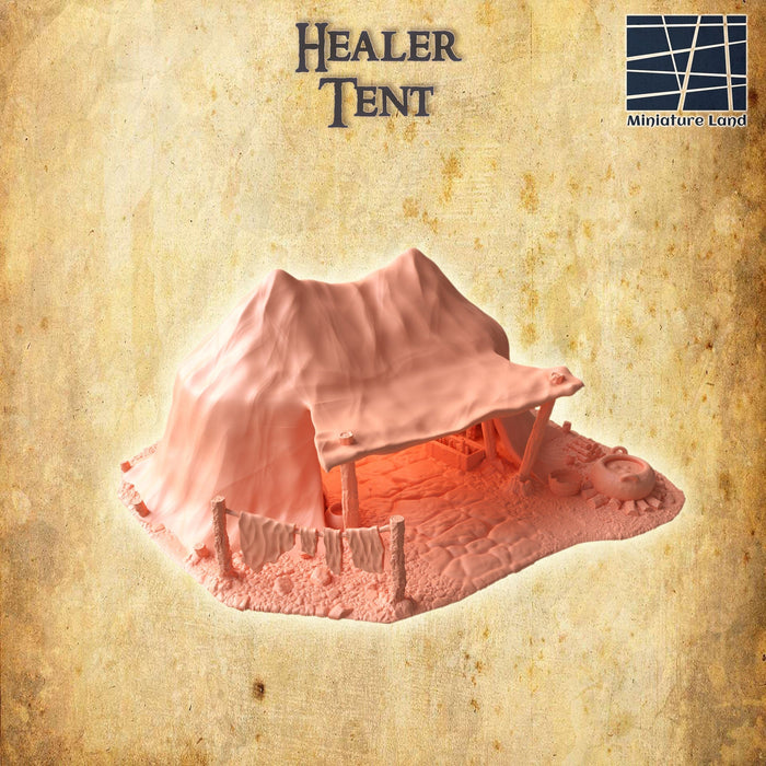 Tabletop Terrain Building Healer Tent