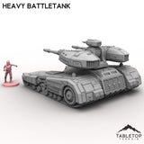 Tabletop Terrain Building Heavy Battletank