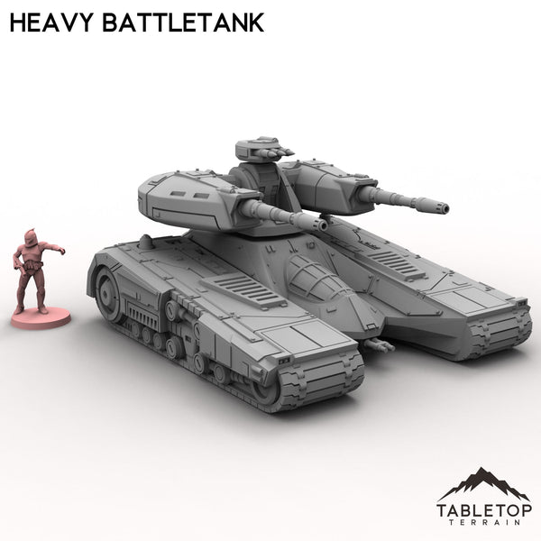 Tabletop Terrain Building Heavy Battletank
