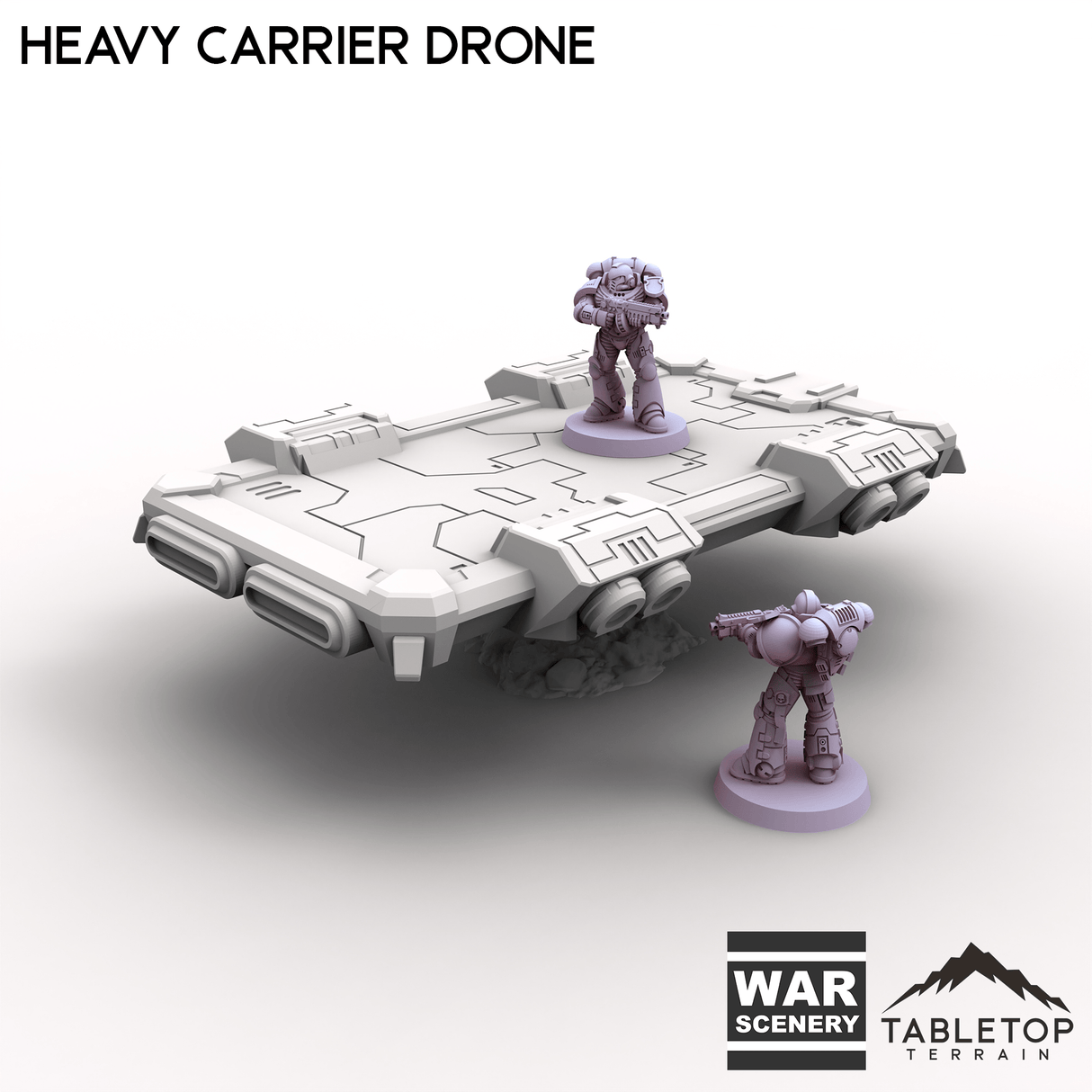 Tabletop Terrain Building Heavy Carrier Drone