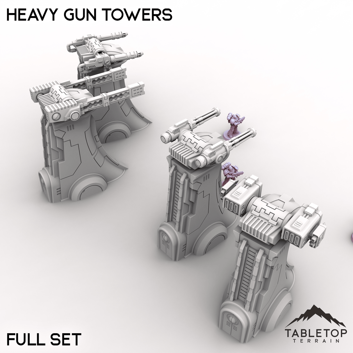 Tabletop Terrain Building Heavy Gun Towers
