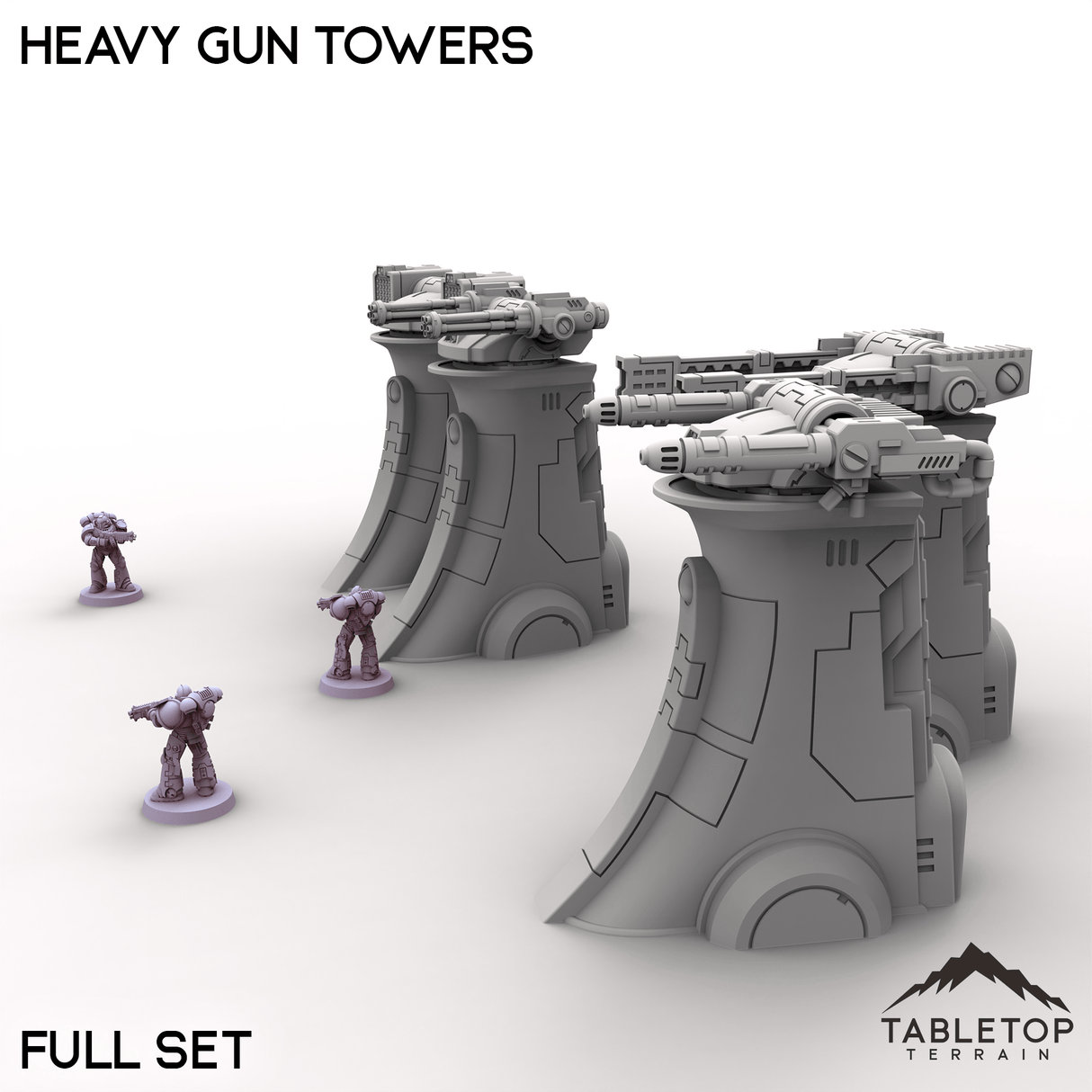 Tabletop Terrain Building Heavy Gun Towers