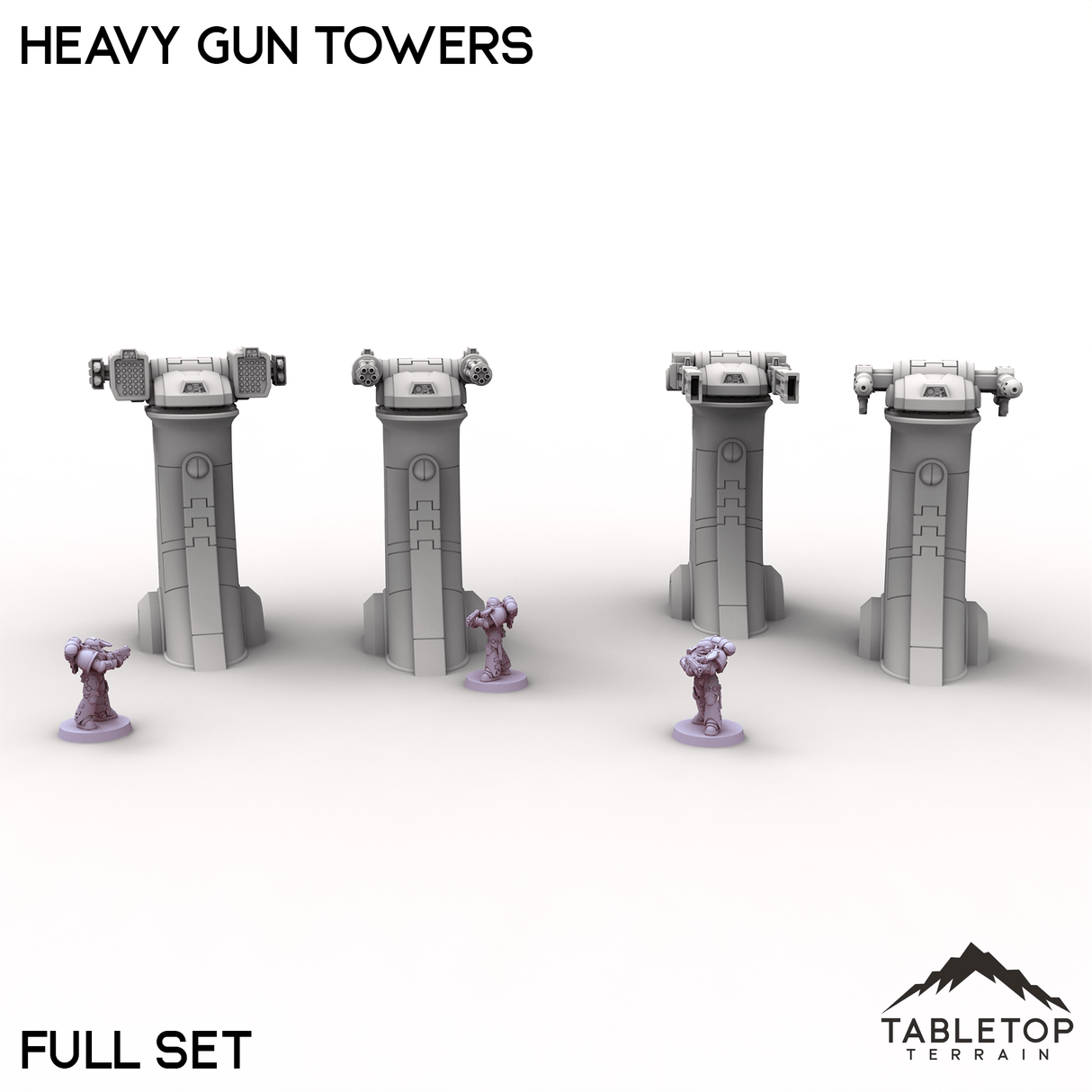 Tabletop Terrain Building Heavy Gun Towers
