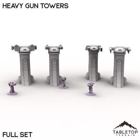 Tabletop Terrain Building Heavy Gun Towers