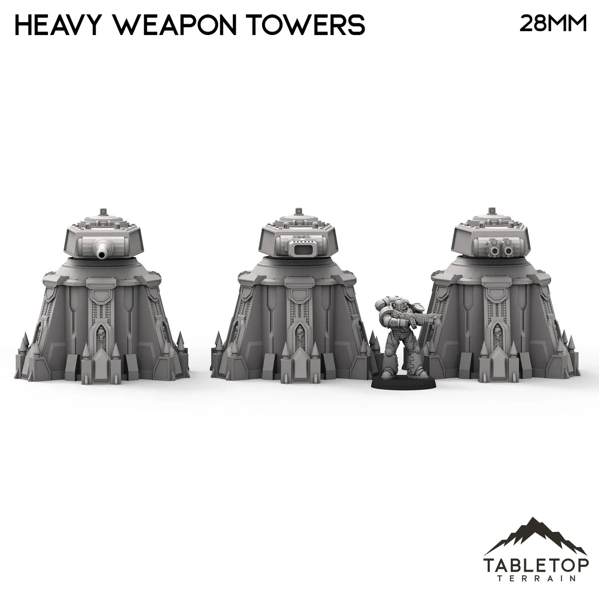 Tabletop Terrain Building Heavy Weapon Towers