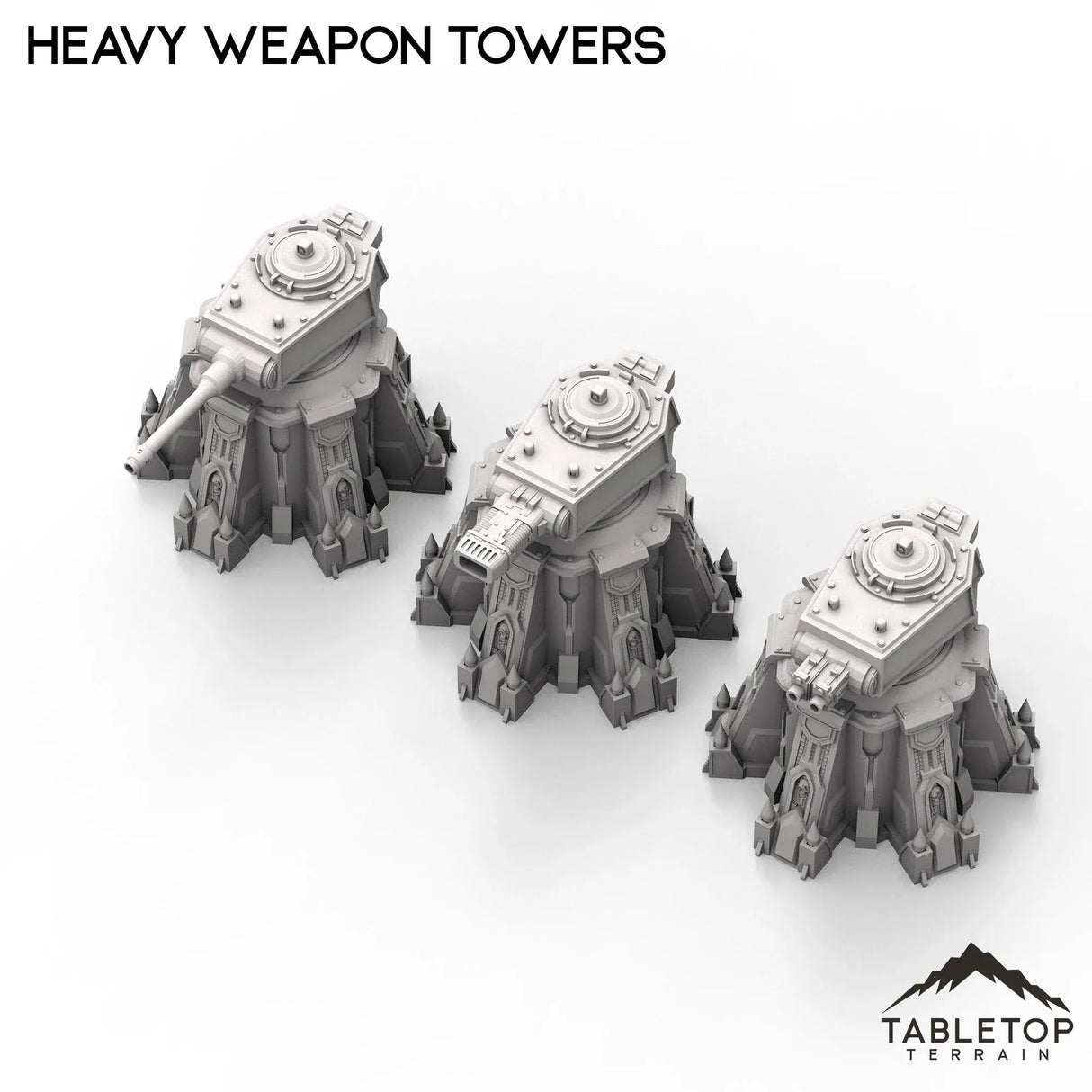Tabletop Terrain Building Heavy Weapon Towers