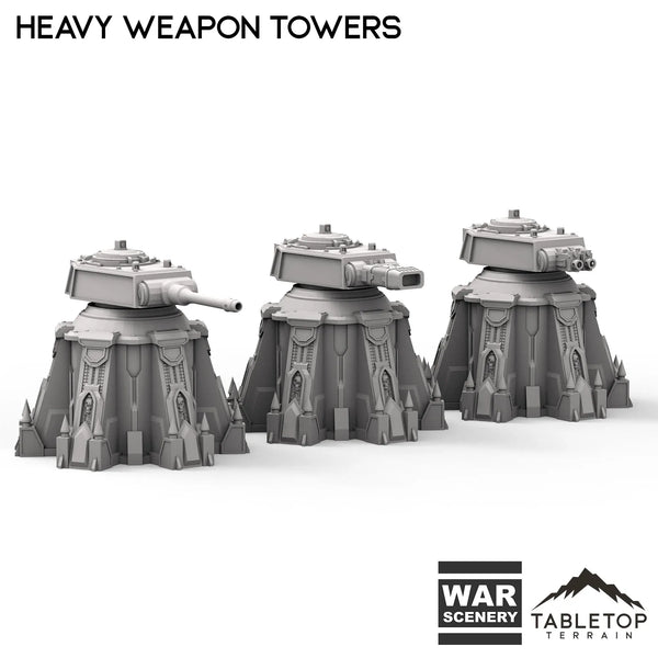 Tabletop Terrain Building Heavy Weapon Towers