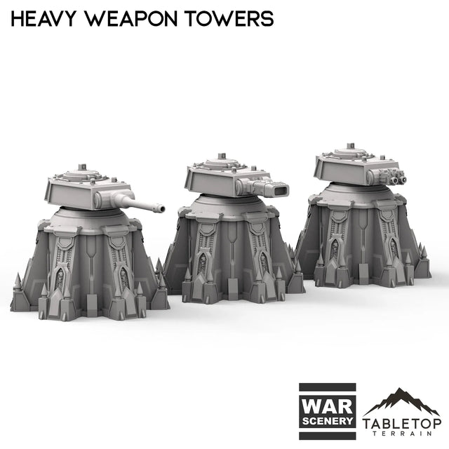 Tabletop Terrain Building Heavy Weapon Towers