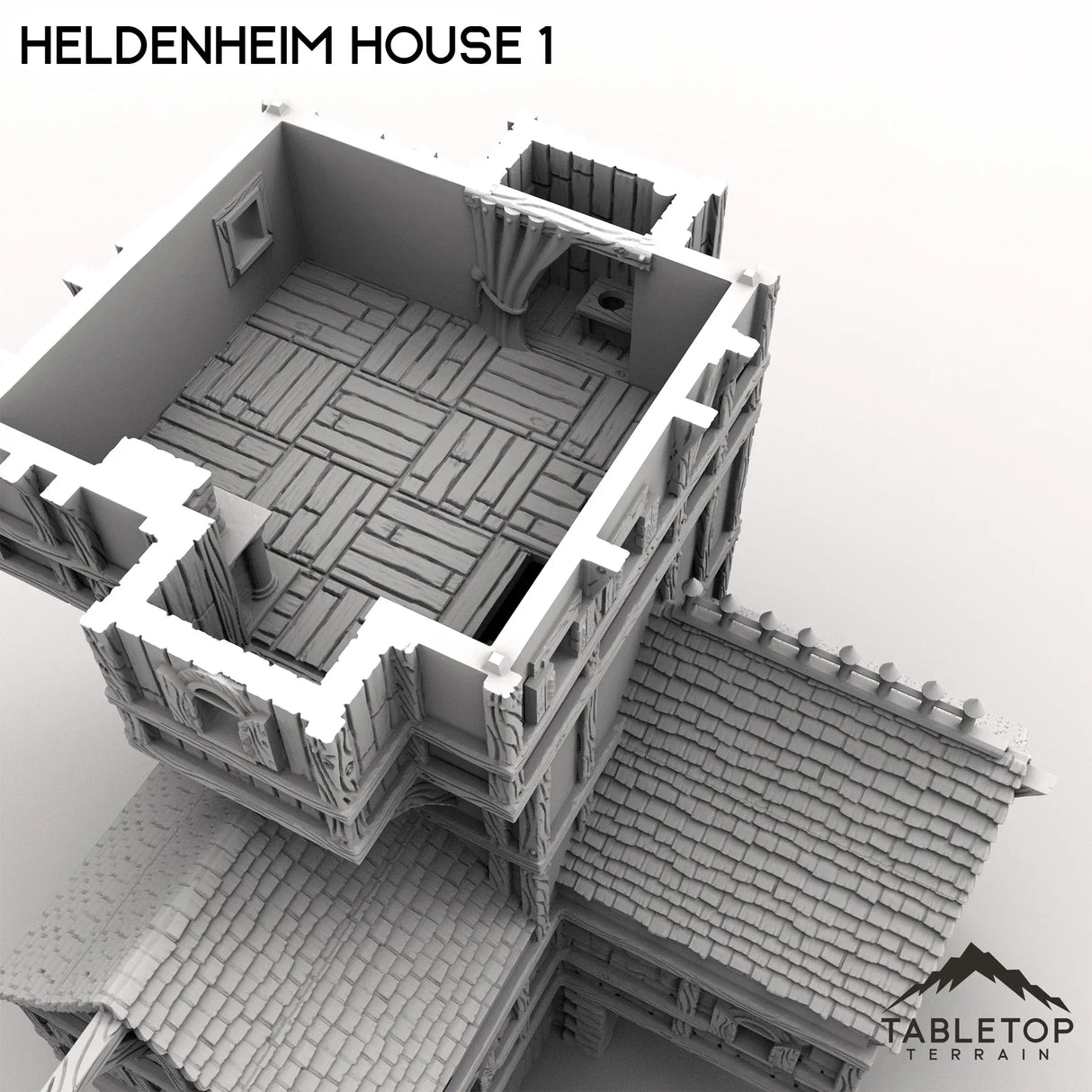 Tabletop Terrain Building Heldenheim House 1