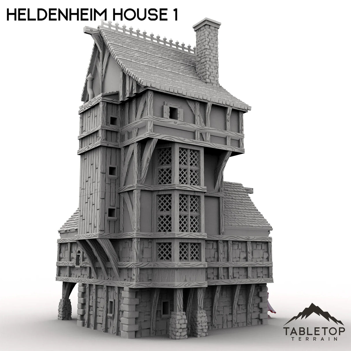 Tabletop Terrain Building Heldenheim House 1