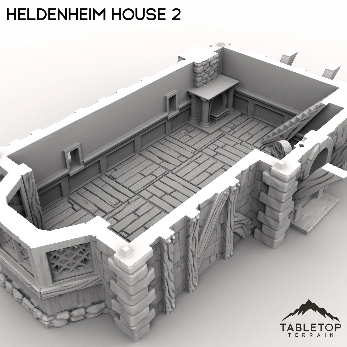 Tabletop Terrain Building Heldenheim House 2