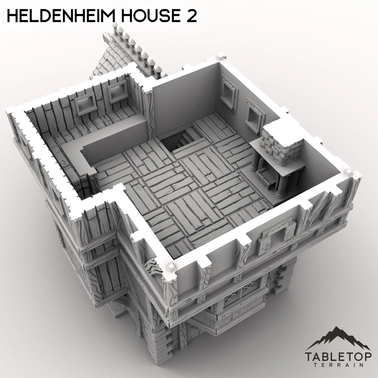 Tabletop Terrain Building Heldenheim House 2