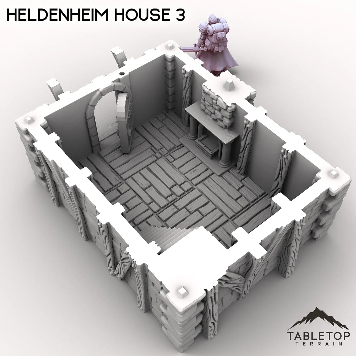 Tabletop Terrain Building Heldenheim House 3