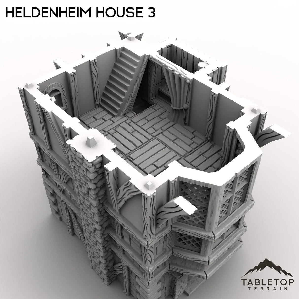 Tabletop Terrain Building Heldenheim House 3
