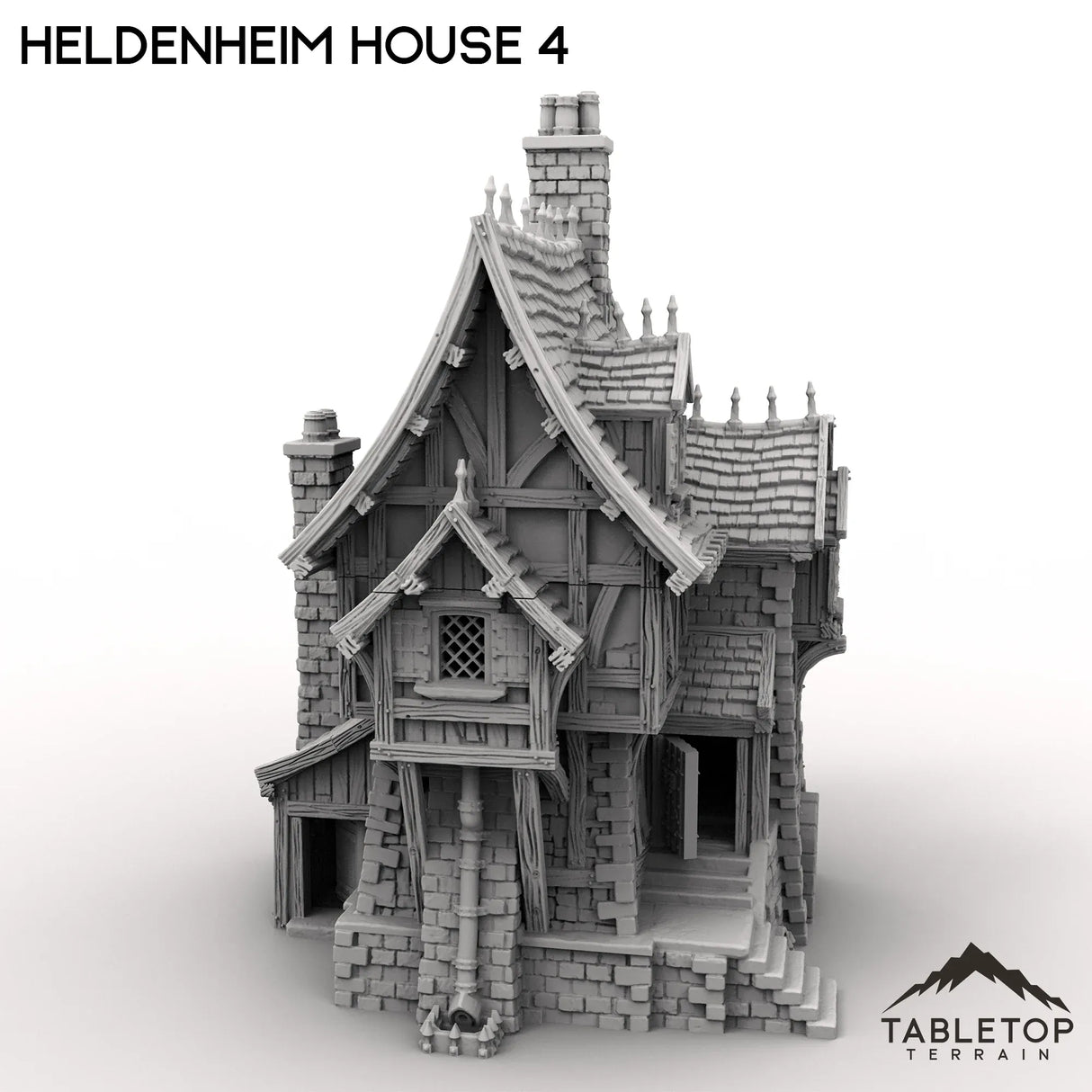 Tabletop Terrain Building Heldenheim House 4