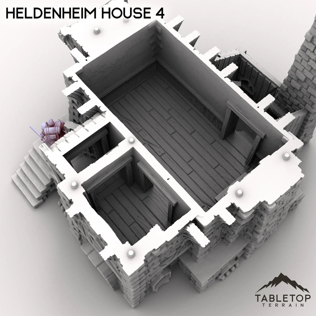 Tabletop Terrain Building Heldenheim House 4