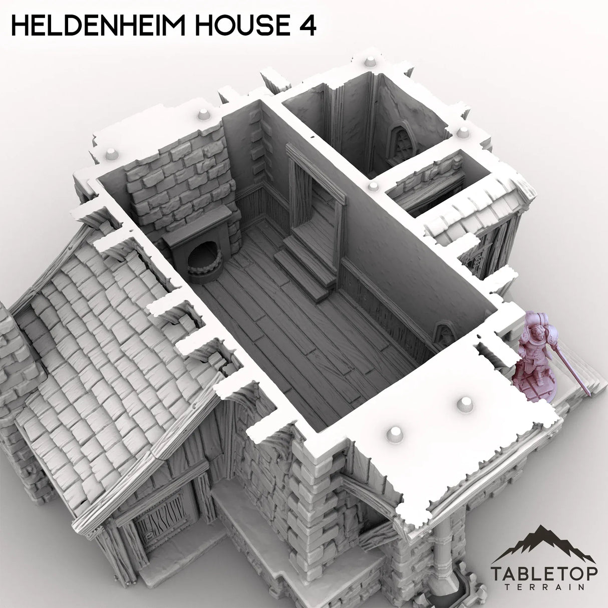 Tabletop Terrain Building Heldenheim House 4