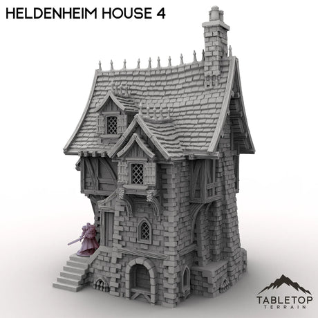 Tabletop Terrain Building Heldenheim House 4