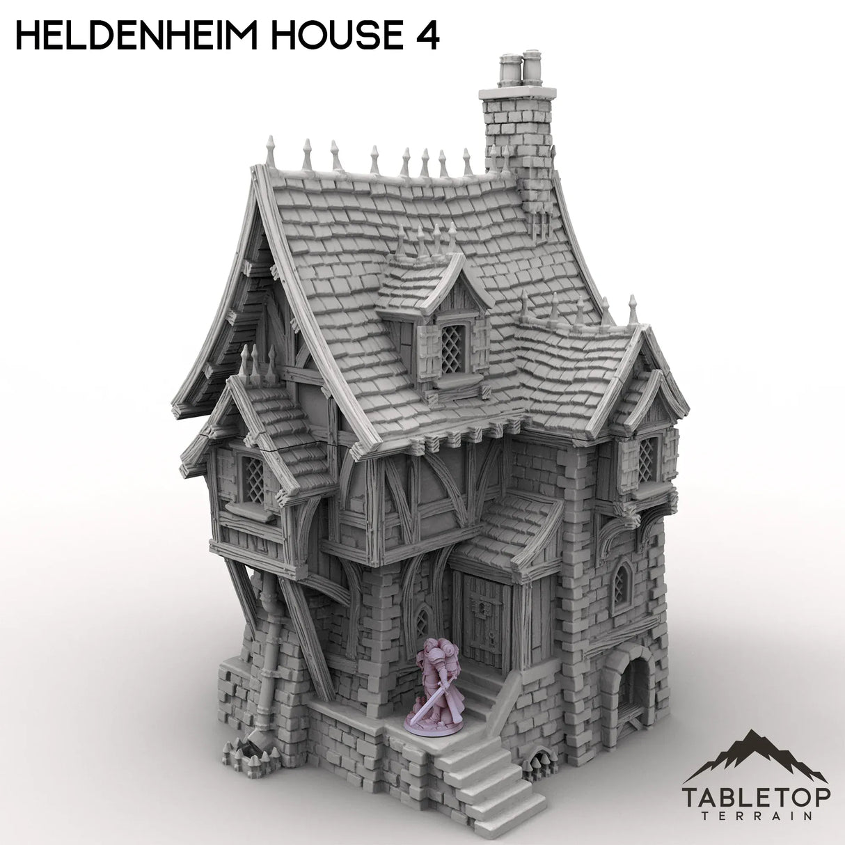Tabletop Terrain Building Heldenheim House 4