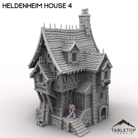Tabletop Terrain Building Heldenheim House 4