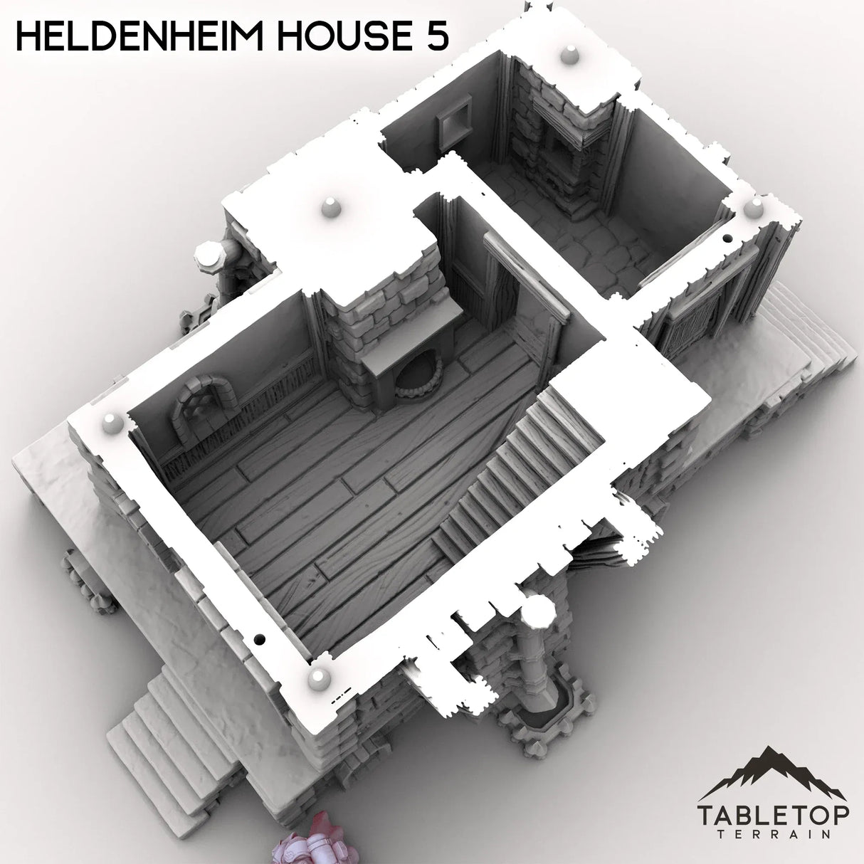 Tabletop Terrain Building Heldenheim House 5