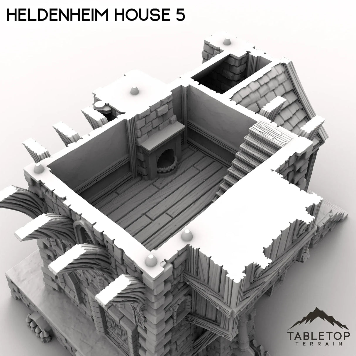 Tabletop Terrain Building Heldenheim House 5