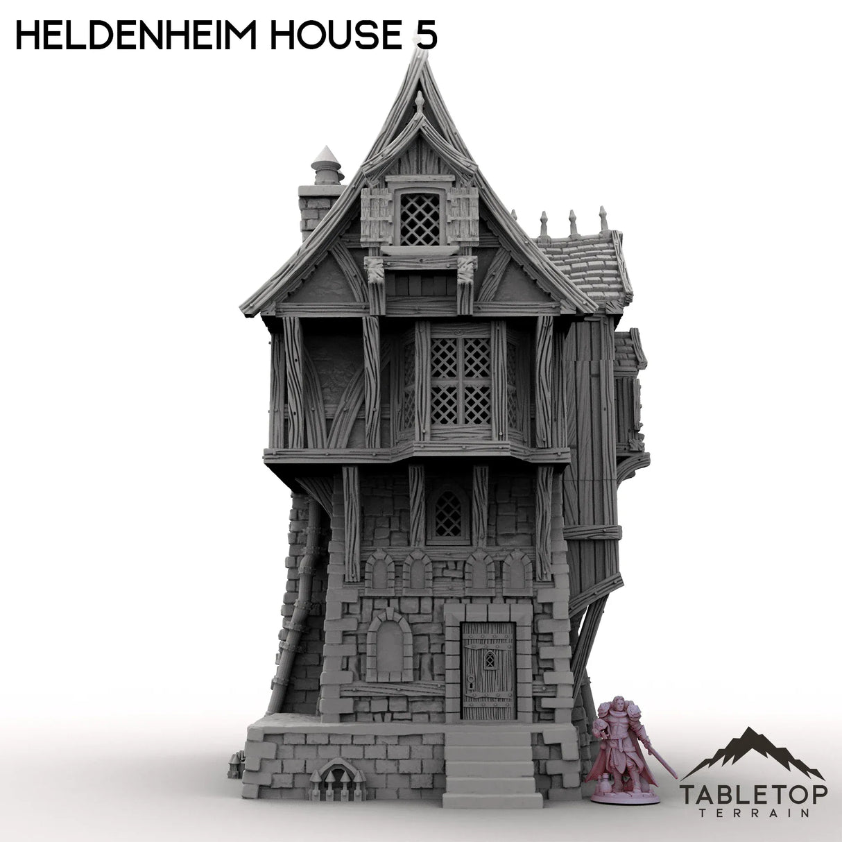 Tabletop Terrain Building Heldenheim House 5