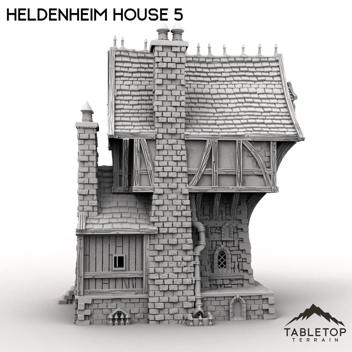 Tabletop Terrain Building Heldenheim House 5