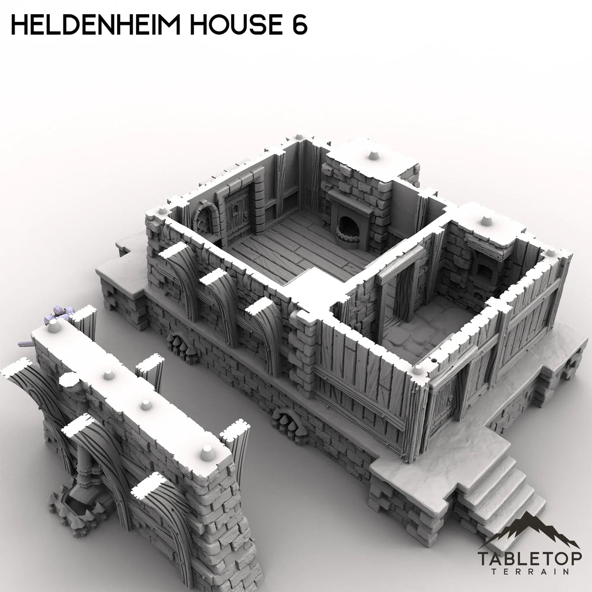 Tabletop Terrain Building Heldenheim House 6