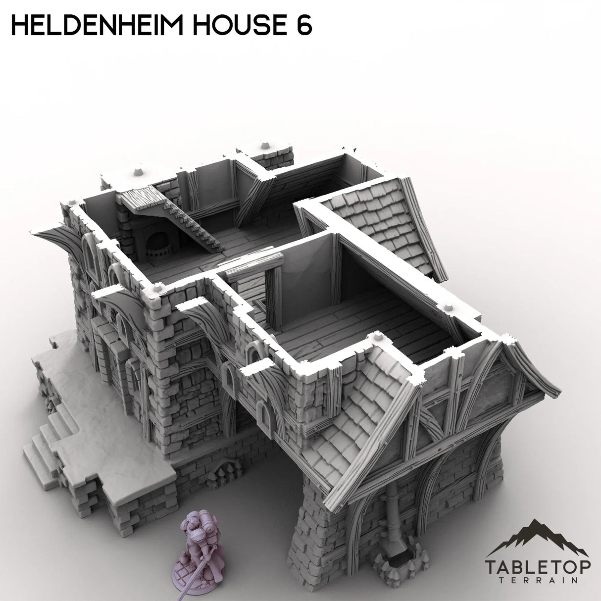 Tabletop Terrain Building Heldenheim House 6