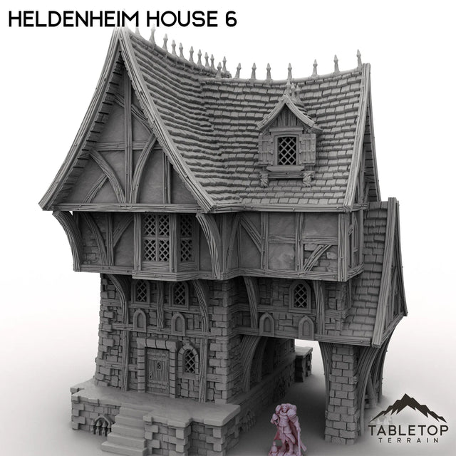 Tabletop Terrain Building Heldenheim House 6