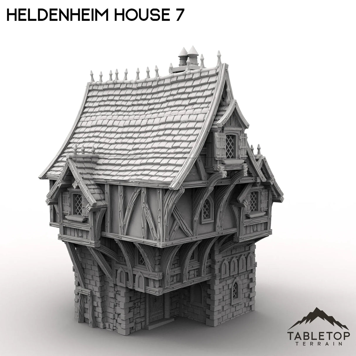 Tabletop Terrain Building Heldenheim House 7