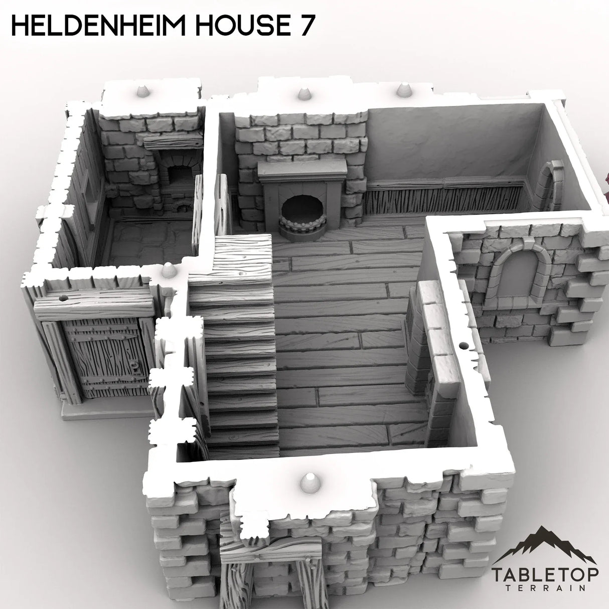 Tabletop Terrain Building Heldenheim House 7