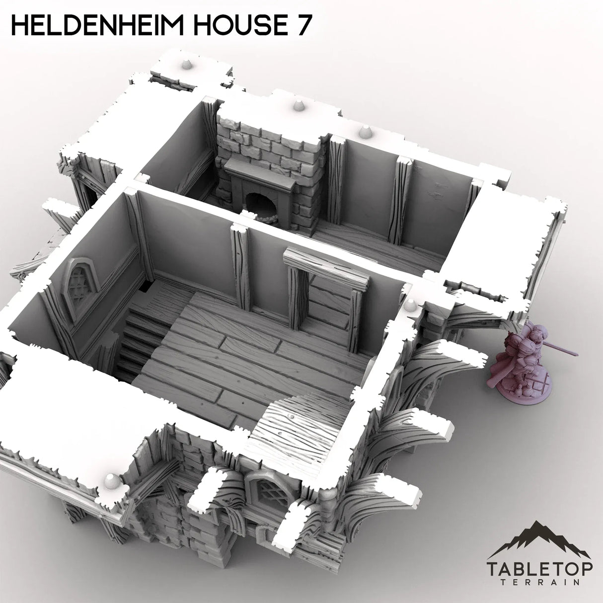 Tabletop Terrain Building Heldenheim House 7