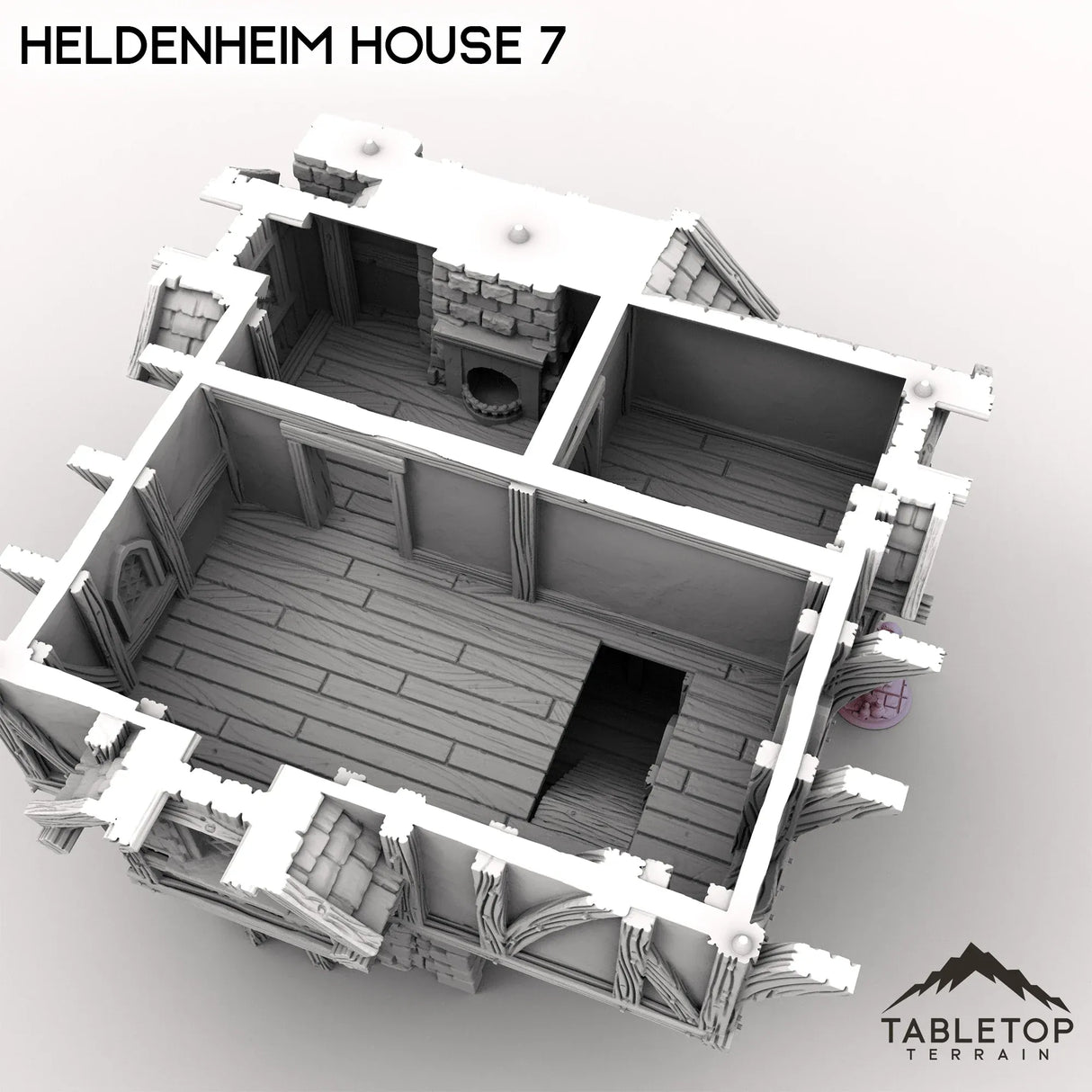 Tabletop Terrain Building Heldenheim House 7