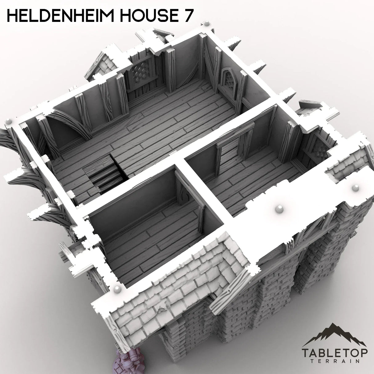 Tabletop Terrain Building Heldenheim House 7