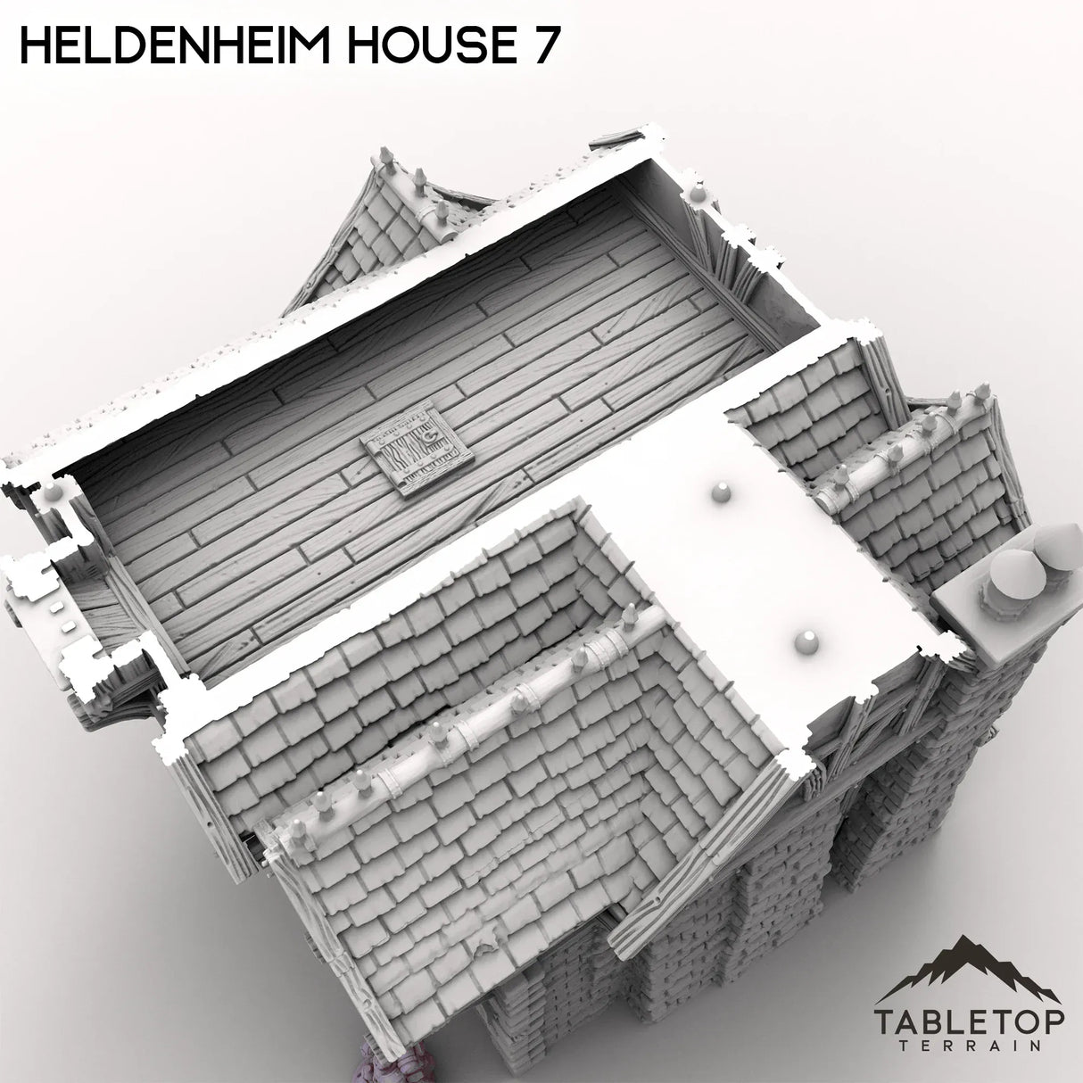 Tabletop Terrain Building Heldenheim House 7
