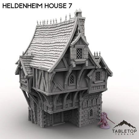 Tabletop Terrain Building Heldenheim House 7