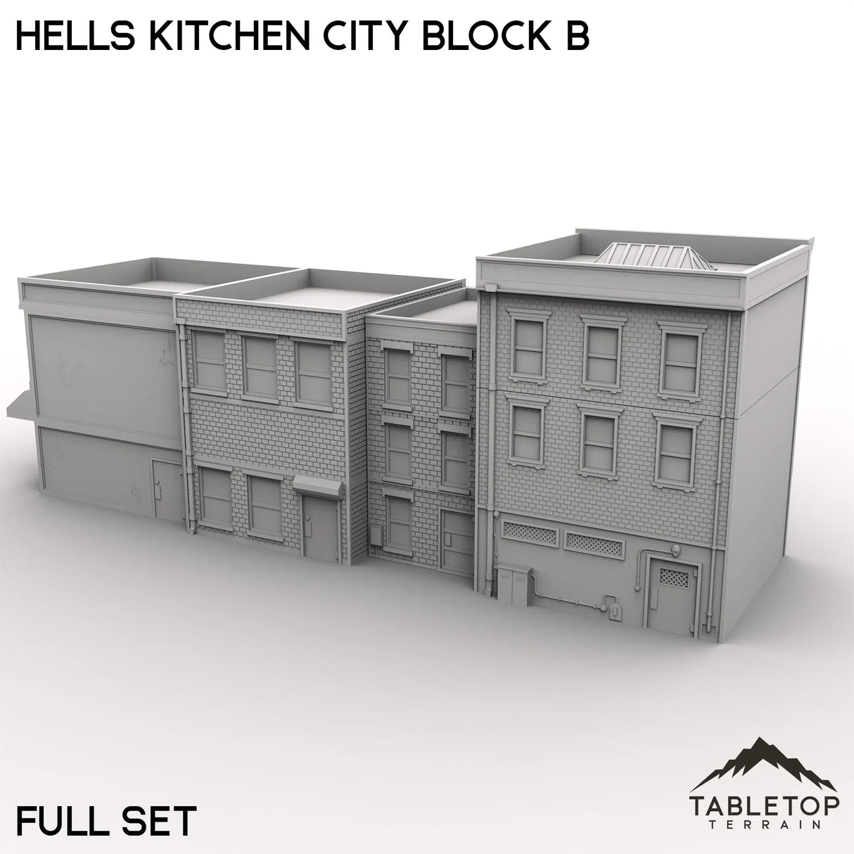 Tabletop Terrain Building Hells Kitchen City Block B