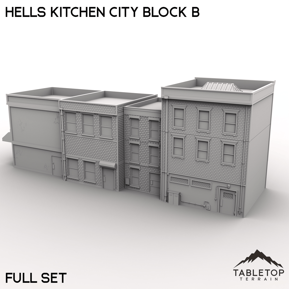 Tabletop Terrain Building Hells Kitchen City Block B