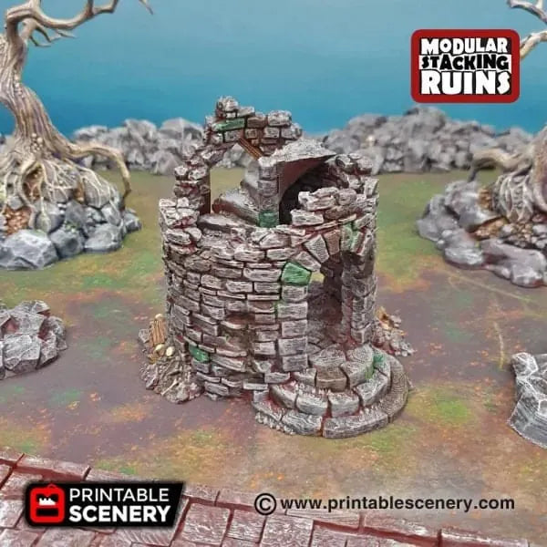 Tabletop Terrain Building Hermit Tower - Fantasy Building