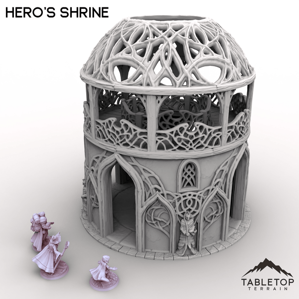 Tabletop Terrain Building Hero's Shrine - Kingdom of Noldareth