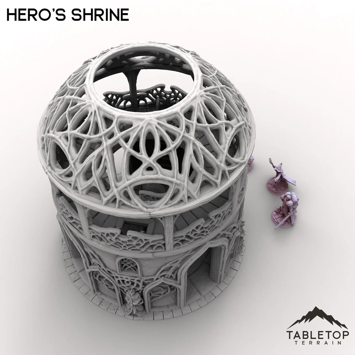 Tabletop Terrain Building Hero's Shrine - Kingdom of Noldareth
