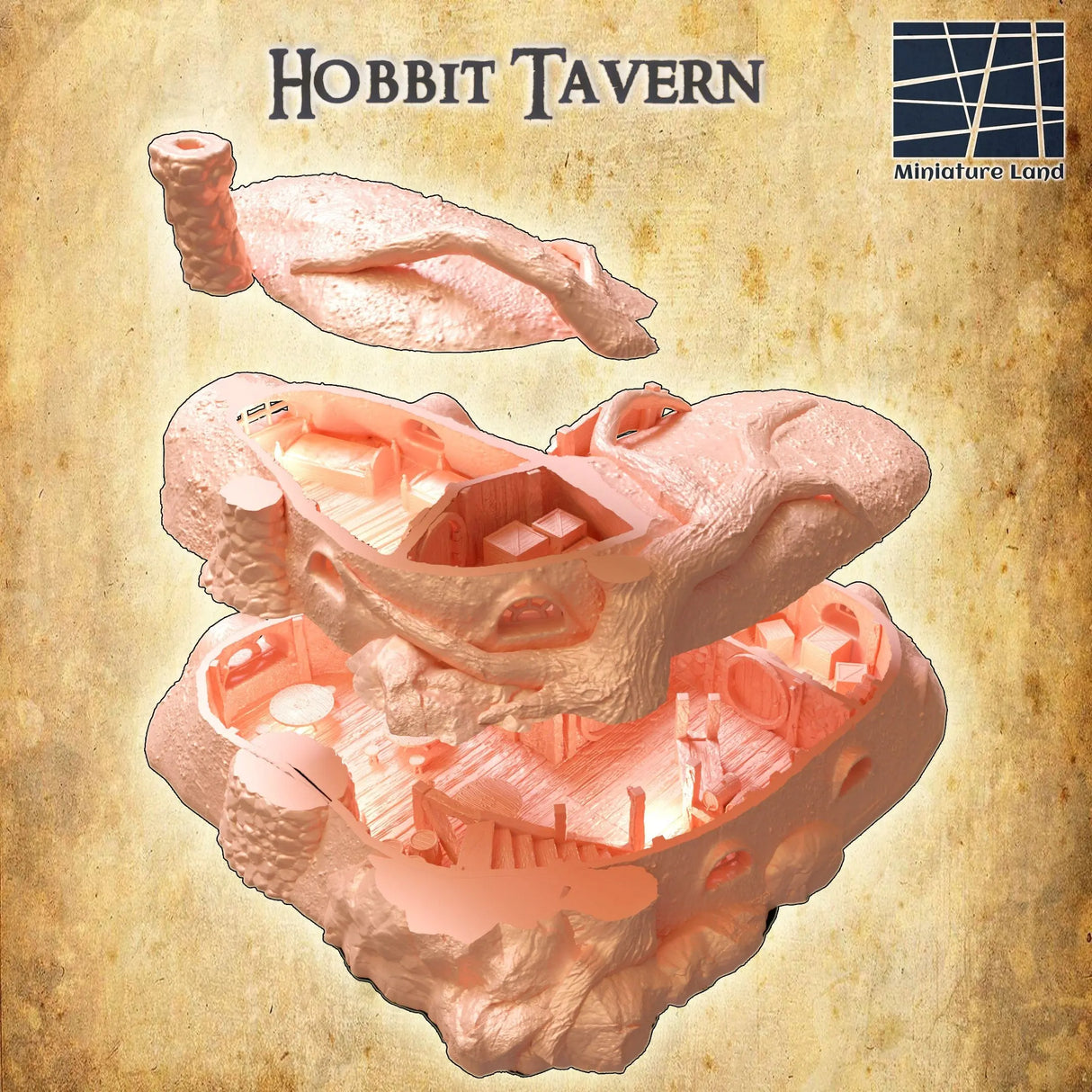 Tabletop Terrain Building Hobbit Tavern