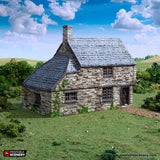 Tabletop Terrain Building Hollyhock Cottage - Country & King - Fantasy Historical Building