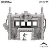 Tabletop Terrain Building Hospital - Futuristic City