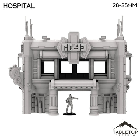 Tabletop Terrain Building Hospital - Futuristic City