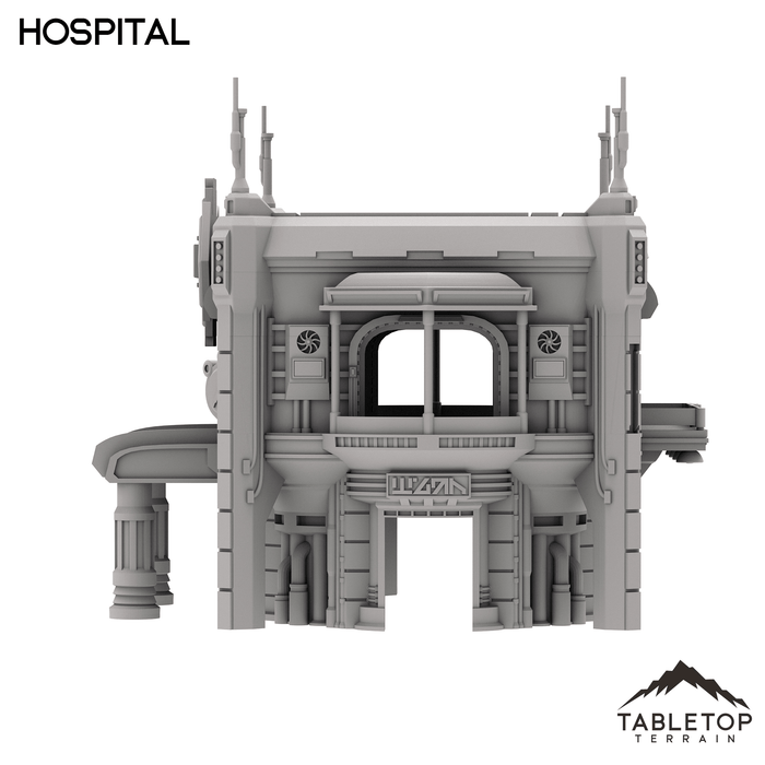 Tabletop Terrain Building Hospital - Futuristic City