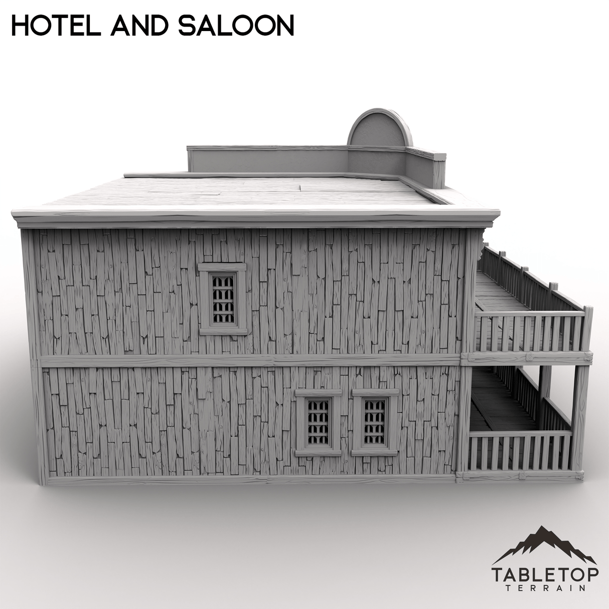 Tabletop Terrain Building Hotel and Saloon